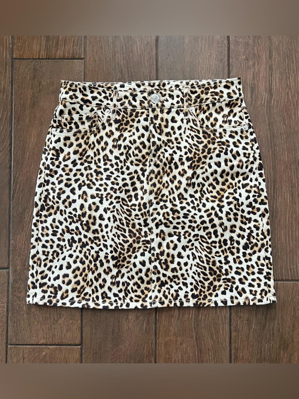 Tommy Bahama Denim Boracay Cheetah Print Short Skirt Women’s Size 6